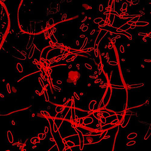 GIF KERRYROAN TUMBLR ART ANIMOGRAPHE HASARD ROUGE ABSTRAIT NOIR