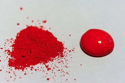 CINABRE PIGMENT VERMILLON