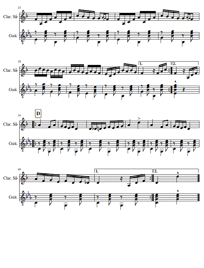 RUSSIAN SHER (1923) d'Abe Schwartz pour & Guitare LE