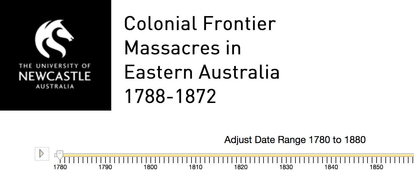 Une cartographie des massacres d'Aborigènes