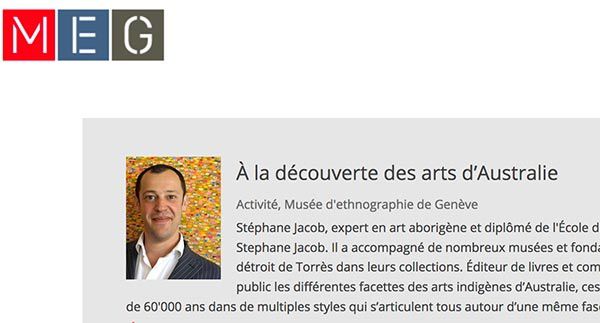 Conférence sur l'art australien