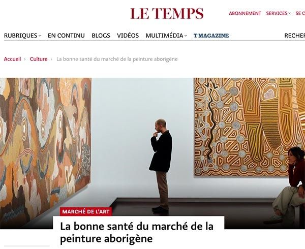 Marché de l'art aborigène