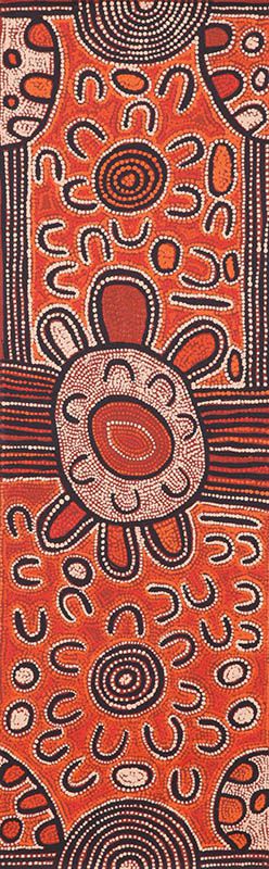 Peinture pointilliste aborigène à Art Paris, Grand Palais