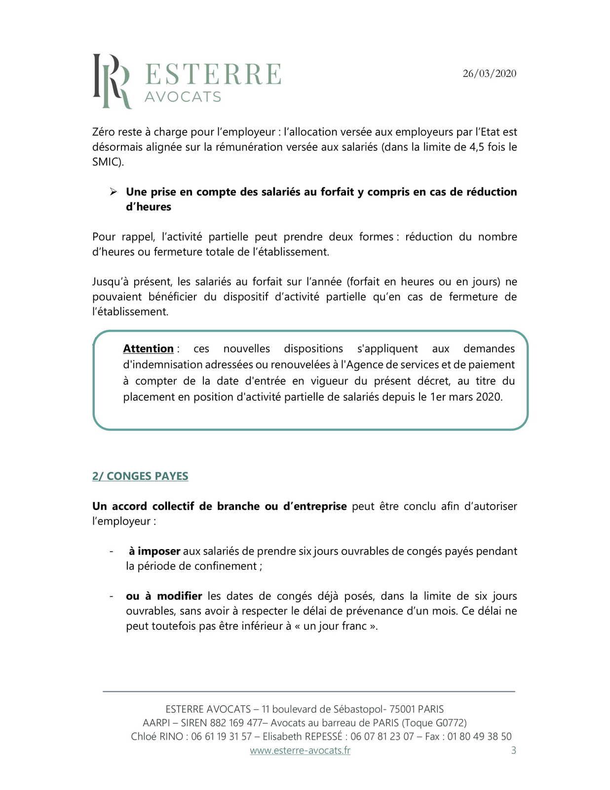 COVID 19 : La prise des congés payés pendant la période d'urgence sanitaire  - Blog de la CGT ENDEL ALTRAD