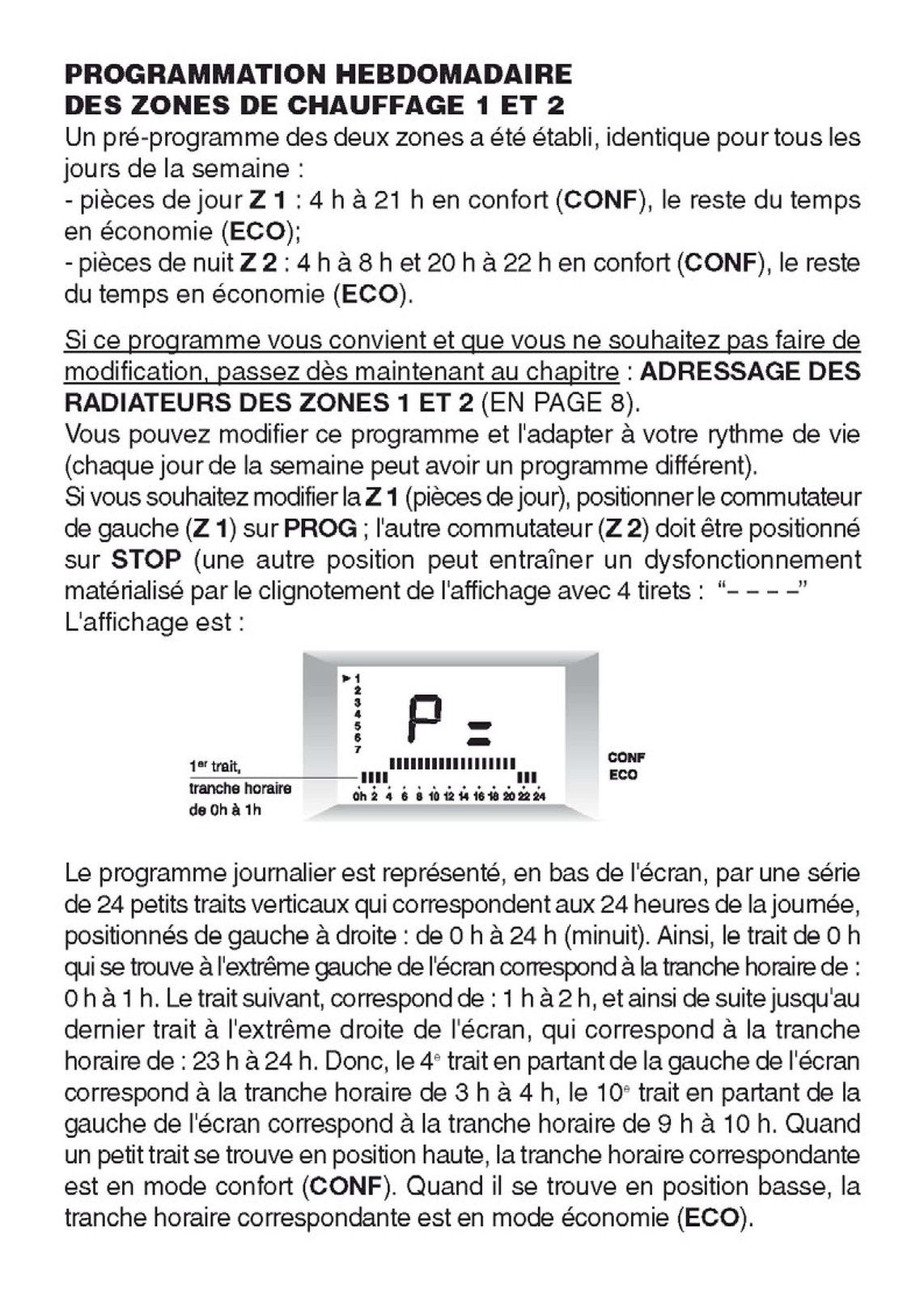 Notice programmateur Ecotherm cpl x2d - Radiateur ECOTHERM