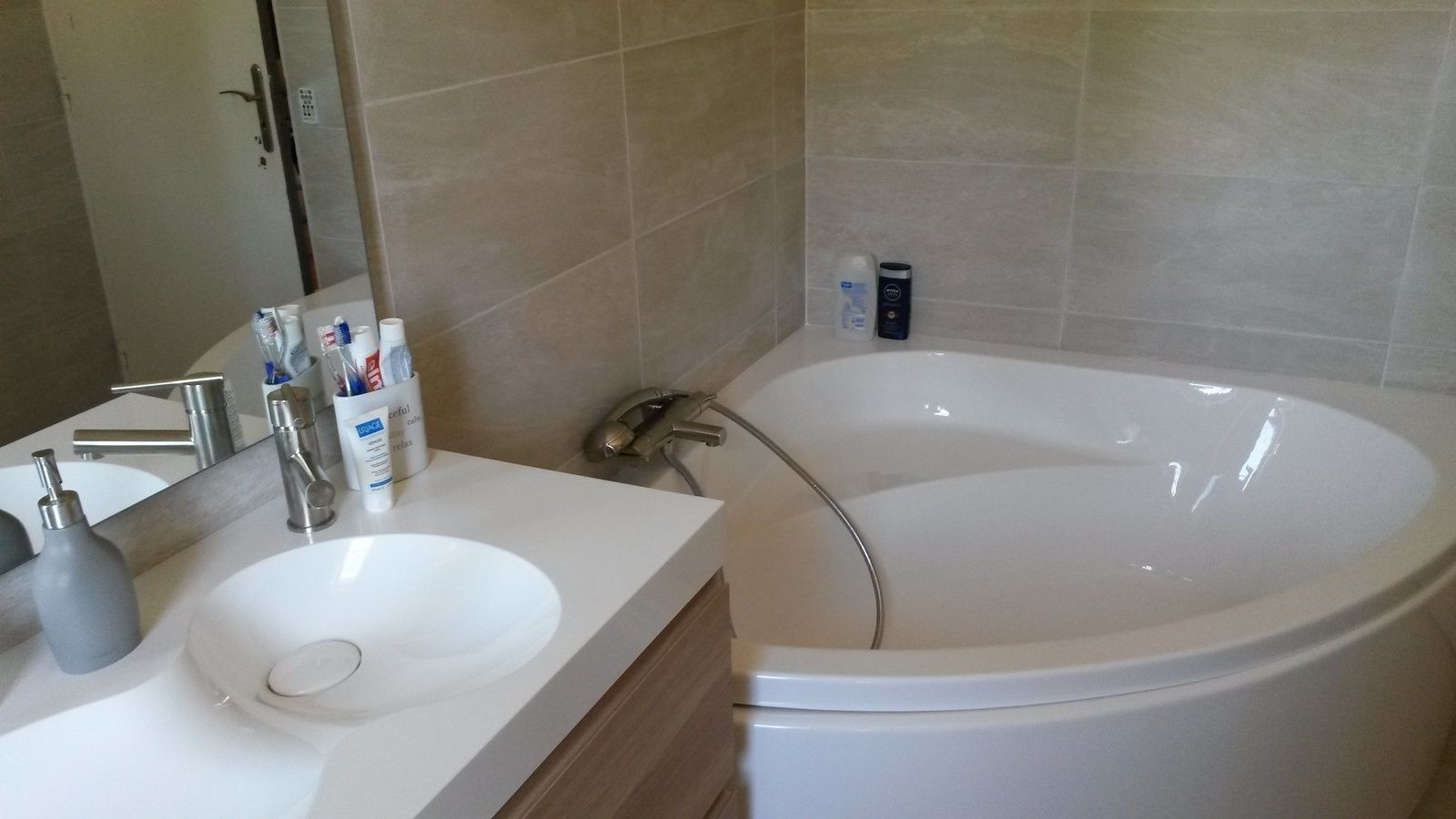 Fin de l'opération salle de bain de moins de 8m², 8400€