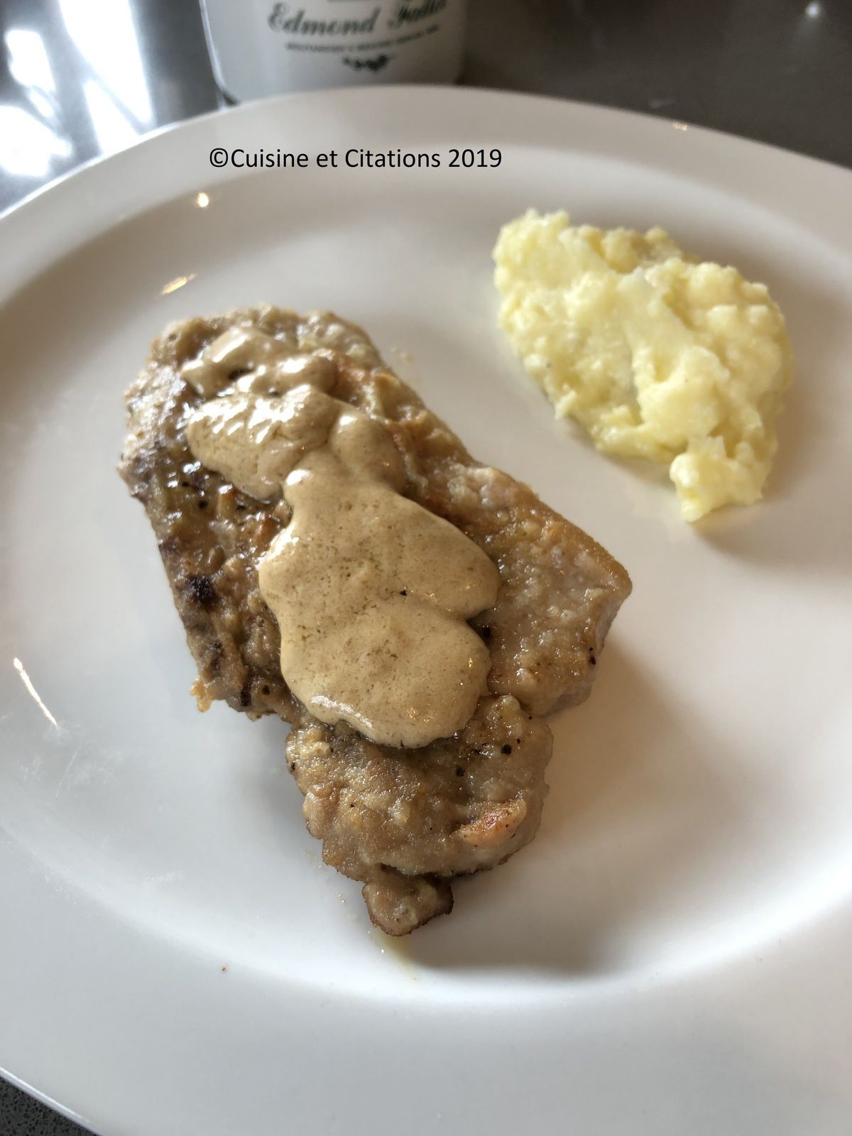 Mes Cotes De Veau Flambees A L Armagnac A La Facon De Paul