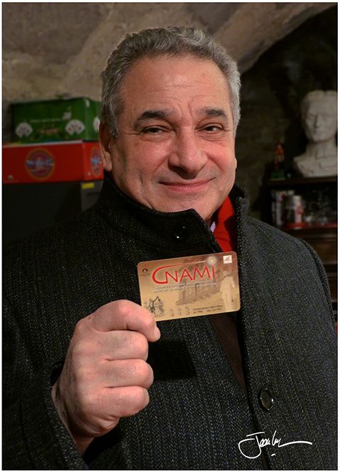 Georges Proust et sa belle carte de membre fondateur du CNAMI.