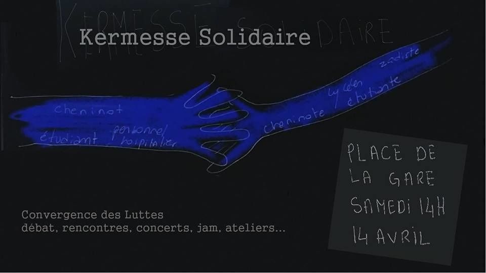 Kermesse Solidaire : convergence des luttes - samedi 14 avril