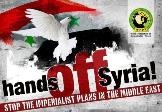 FMJD : Stop à la guerre contre le peuple de Syrie