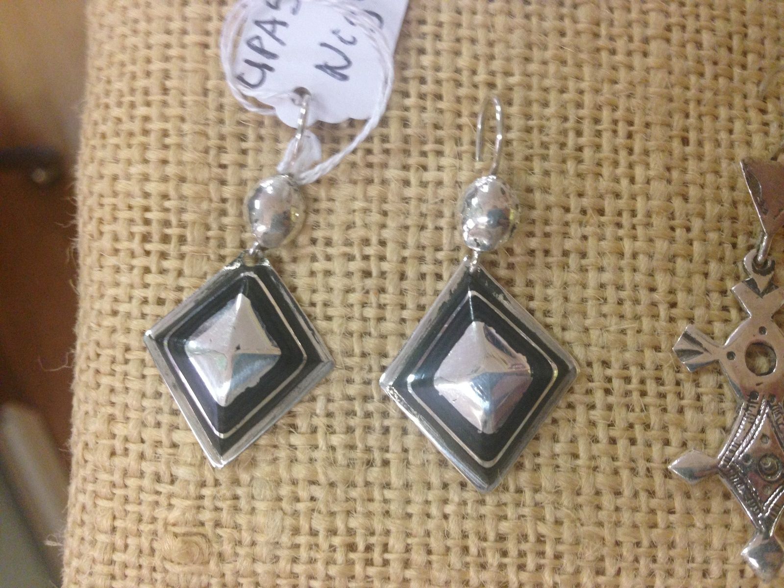 Boucles d'oreilles argent - Touareg, Niger