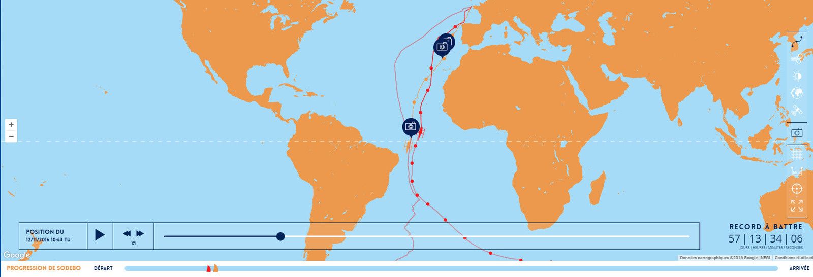 course solitaire trimaran multicoque 2016 sodebo record monde thomas coville