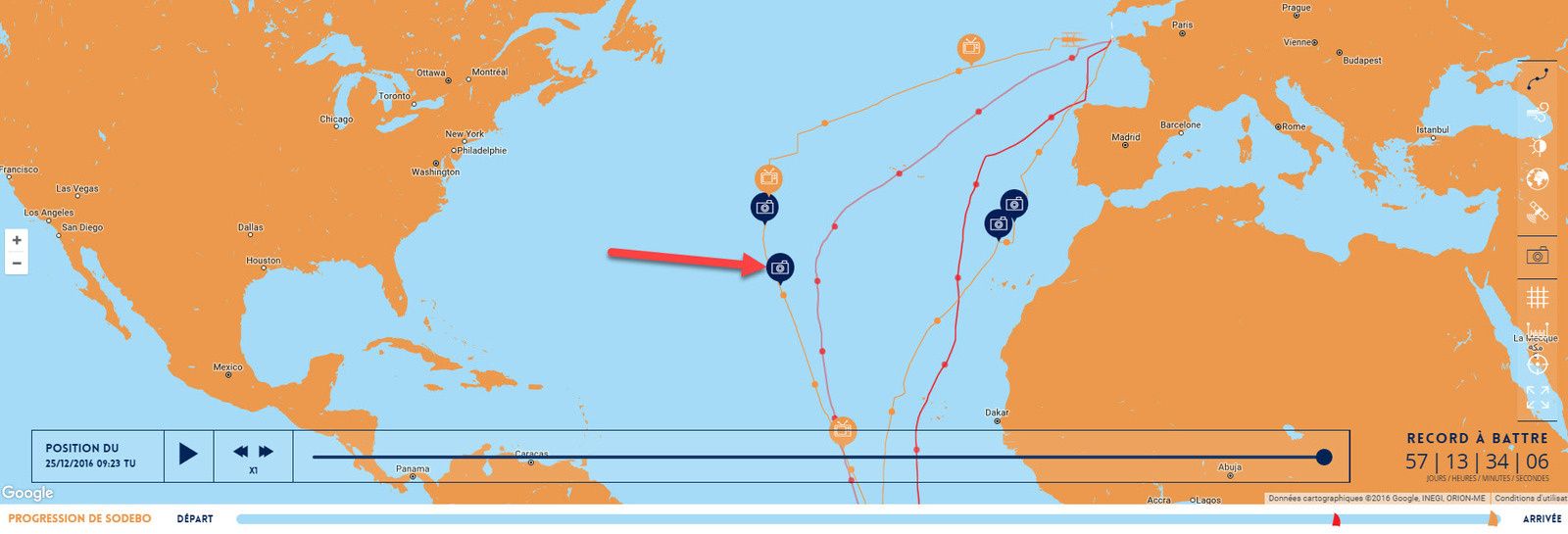 Thomas coville record tour du monde a la voile solitaire multicoque