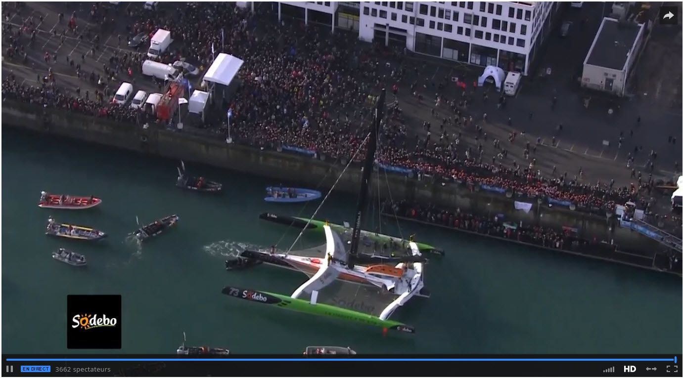 Interview de Thomas COVILLE : Brest RECORD autour du monde en solitaire en multicoque sur SODEBO