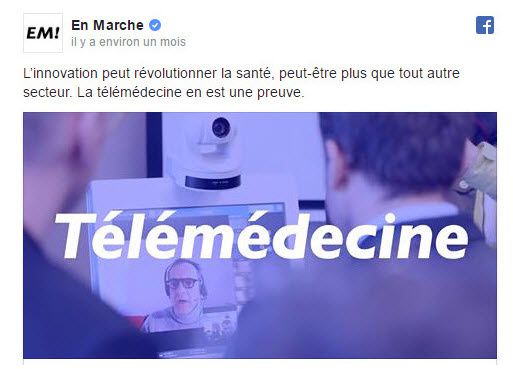 tweet emmanuel macron telemedecine