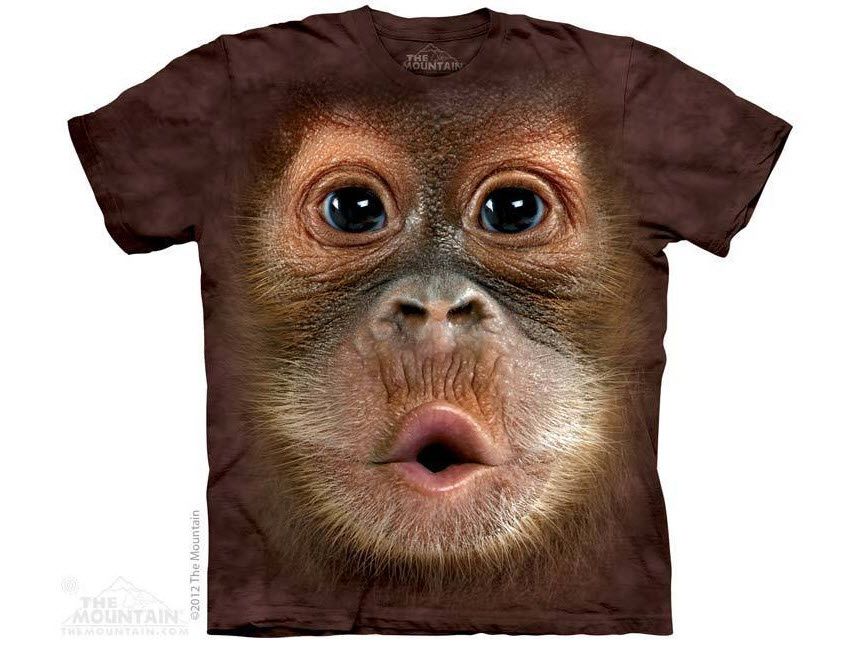 Big Face Baby Orangutan T-Shirt