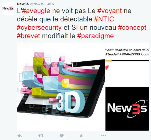 A propos de Hervé HEULLY : Entrepreneur dans les NTIC depuis 2003, il fonde New3S (voir témoignages clients sur Google et sur Facebook) et remporte 14 Awards internationaux entre 2005 et 2009 où il fait figure de pionnier; dépositaire de brevet, nominé dans la catégorie Economie aux e-Trophées d’OR en 2014