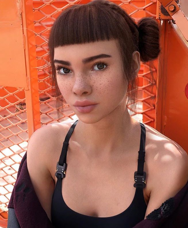  Lil Miquela ressemble clairement à un avatar généré par ordinateur, le personnage qu’elle incarne duplique fidèlement les réactions ou les comportements d’un humain