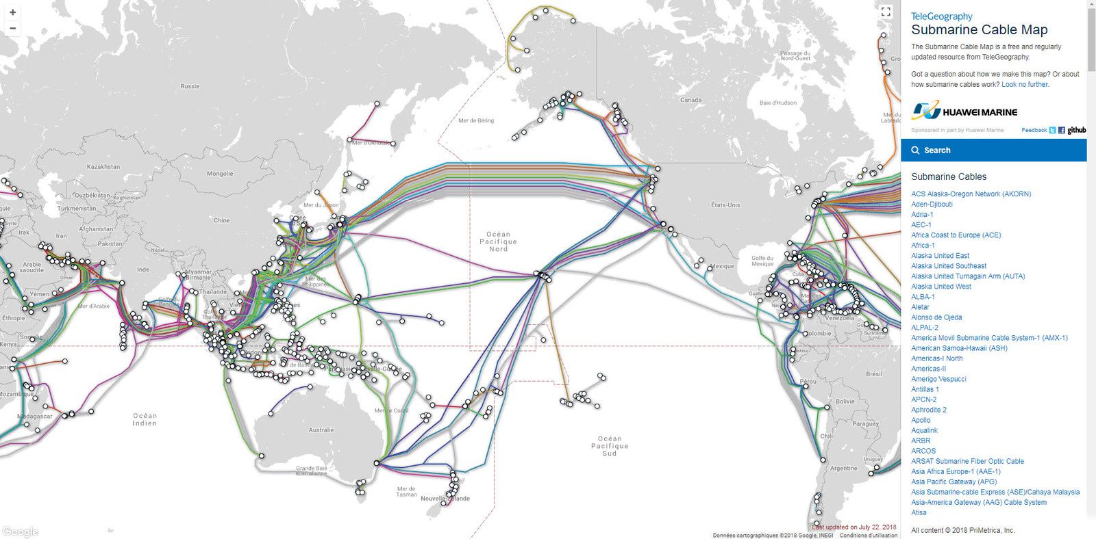 submarine cable map submarine cable map