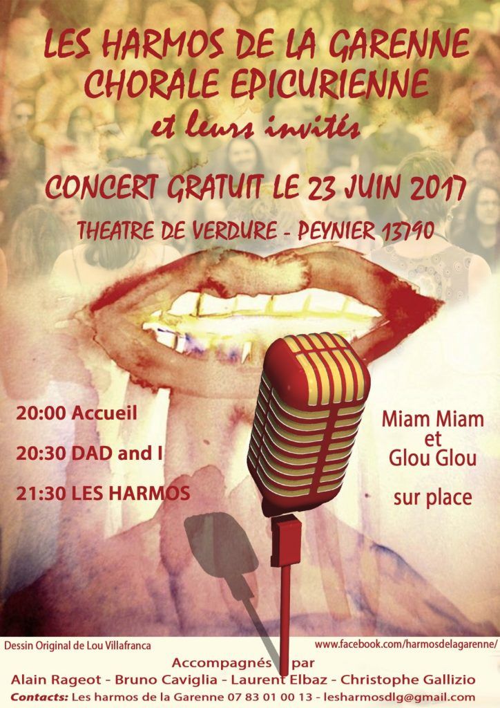 Les Harmos de la Garenne en concert gratuit le 23 juin 2017