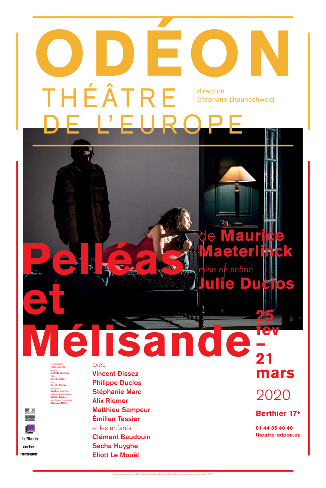De l'ennui de Pelléas et Mélisande – Odéon-Théâtre de l'Europe -