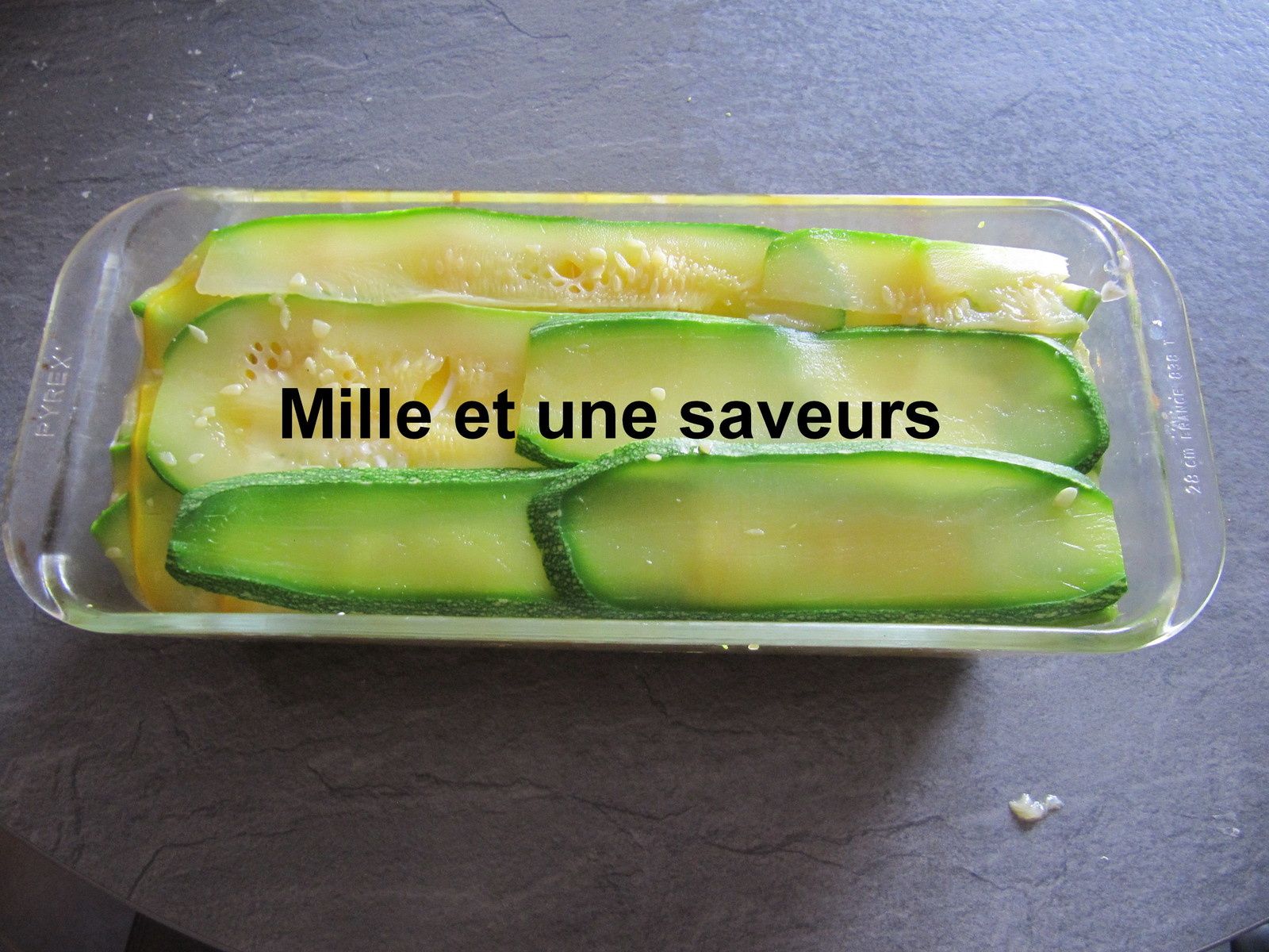 Terrine de courgettes et chèvre frais mille et une saveurs dans ma