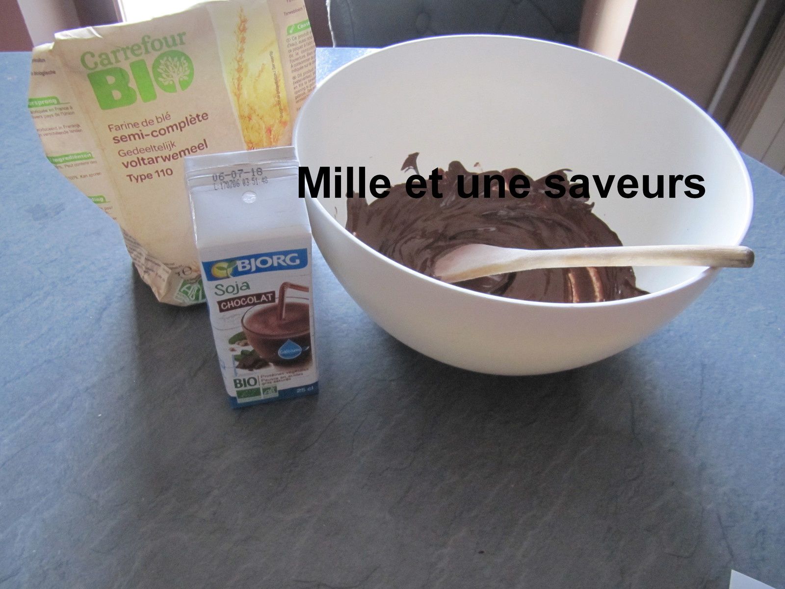 Gateau A La Creme De Soja Mille Et Une Saveurs Dans Ma Cuisine