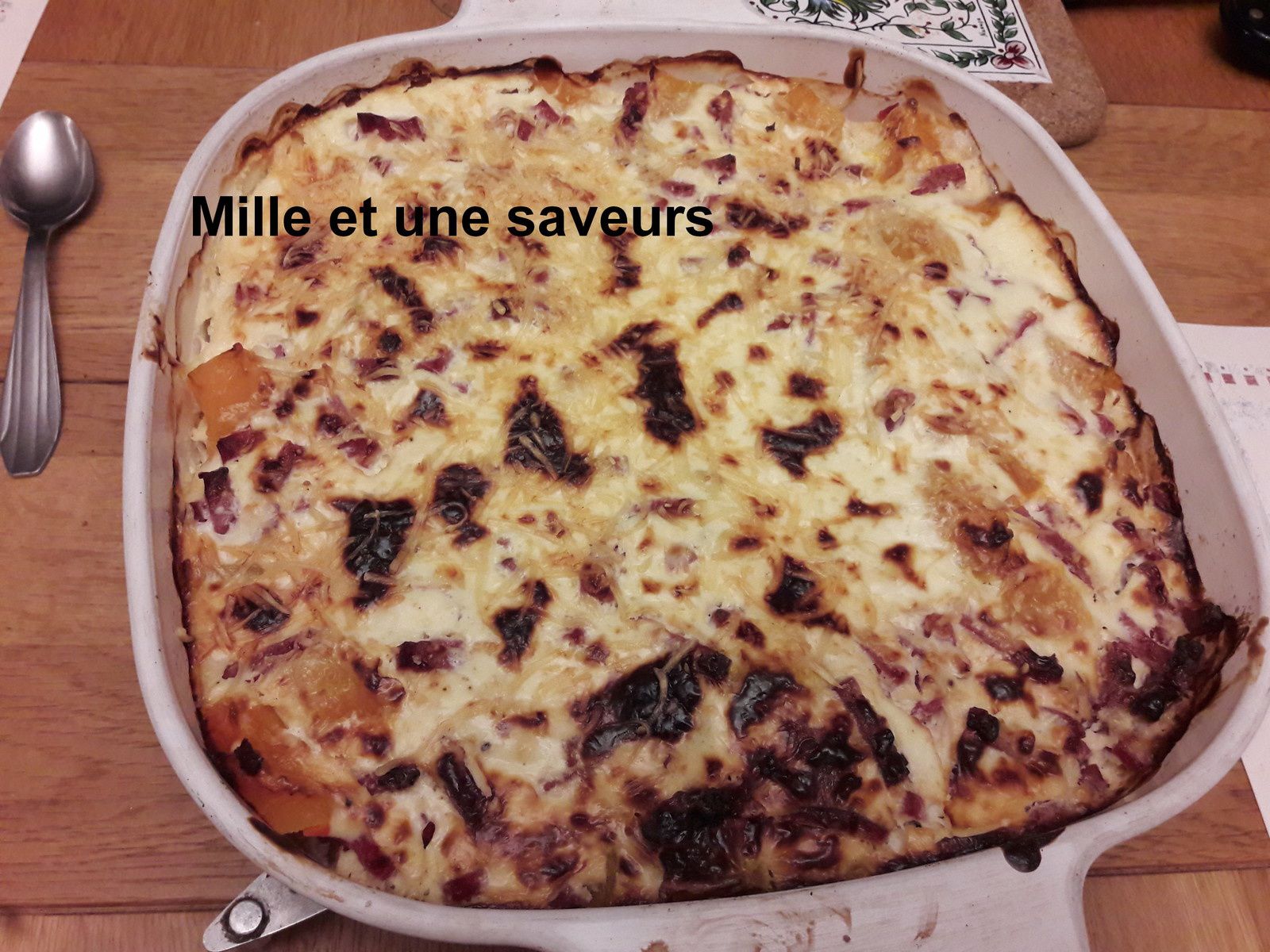 Gratin De Butternut Avec Chevre Et Bacon Mille Et Une Saveurs