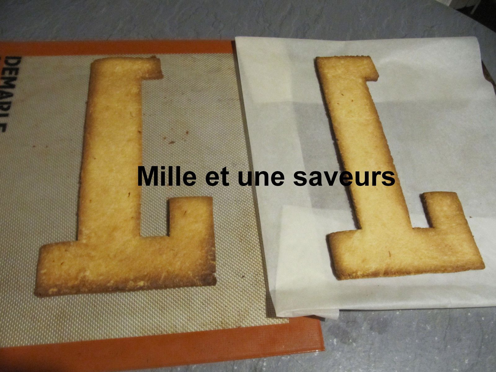 Letter cake ou gâteau Lettre