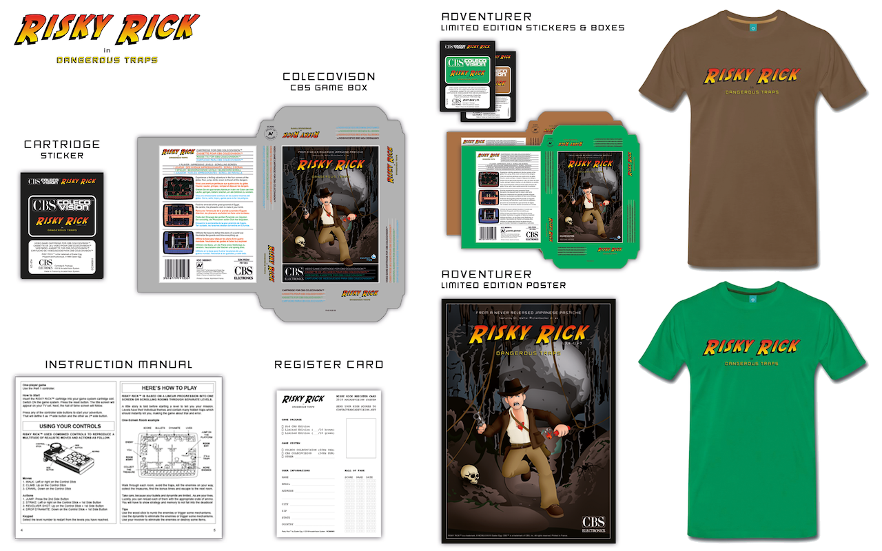 Risky Rick sur ColecoVision le 25 Juin !