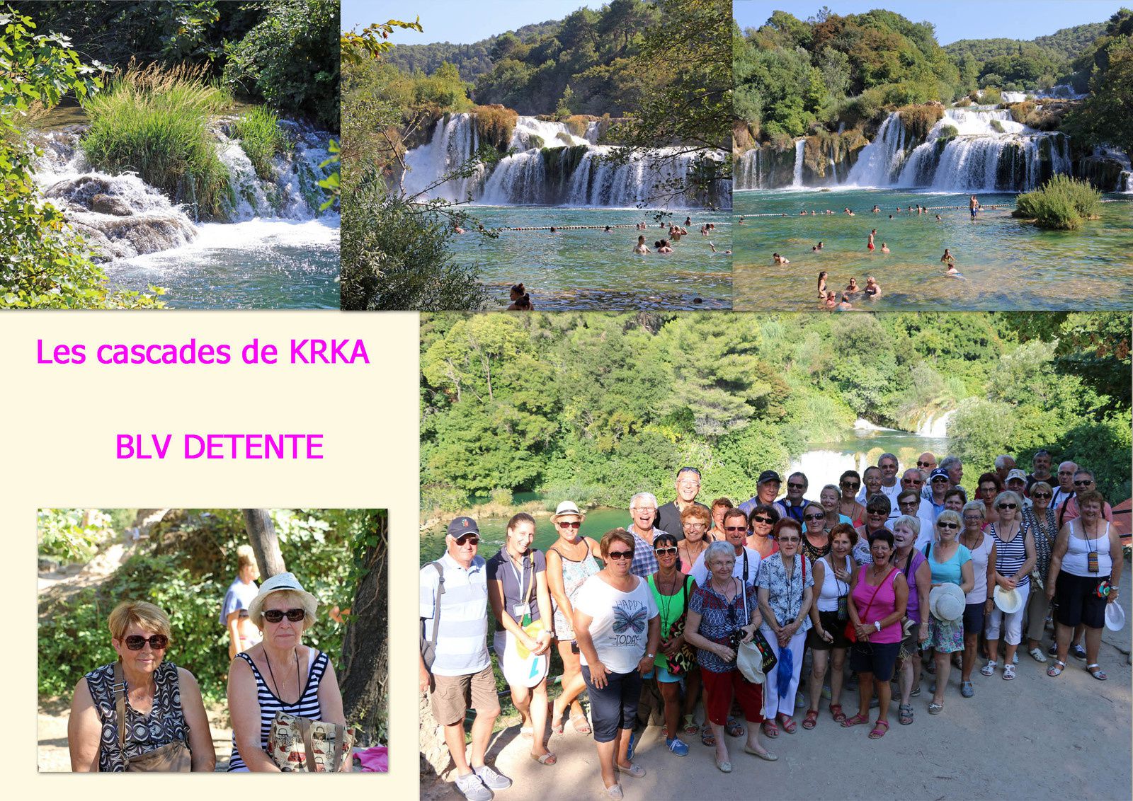 Visite du site des cascades de KRKA