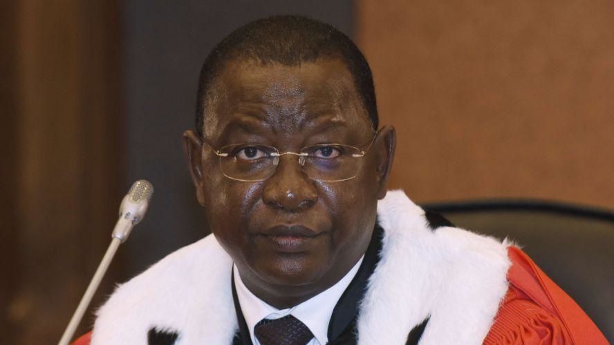 Gberdao Gustave Kam, presidente de las Cámaras Extraordinarias africanas que juzgaron a Hissène Habré.- El Muni.