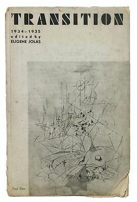 LA REVUE TRANSITION D'EUGENE JOLAS Moïcani L'Odéonie