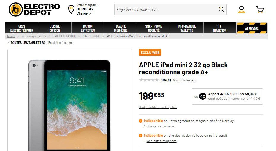 Bon plan APPLE iPad mini 2 32 go à moins de 200 euros - Le blog bon plan  mobile - bon plan Smartphone et tablette