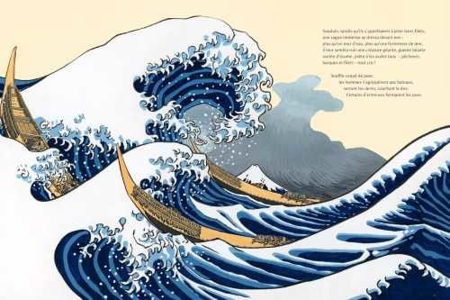 "Les balades artistiques" ... avec Hokusai