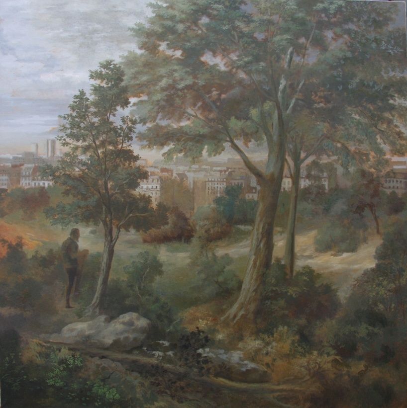 paysage peinture à l'huile sur toile