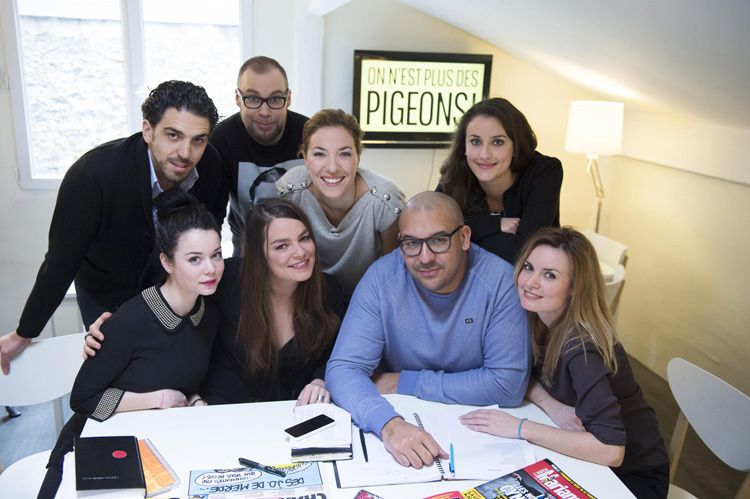Equipe On n’est plus des pigeons (Crédit photo : Nathalie Guyon / FTV )