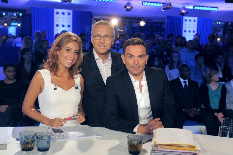 Léa Salamé, Laurent Ruquier et Yann Moix (Crédit photo : Bernard Barbereau / FTV)
