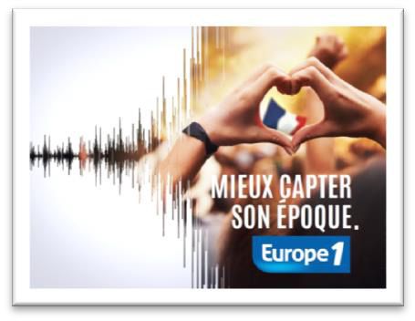 Europe 1 dévoile son nouveau claim dans une campagne