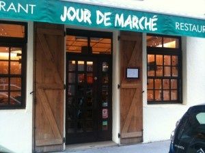 La devanture du restaurant