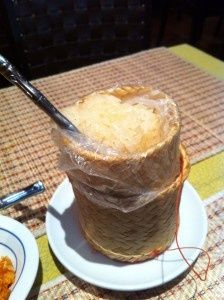 Le traditionnel riz gluant