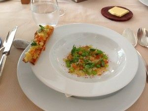 Velouté de petits pois (avant)