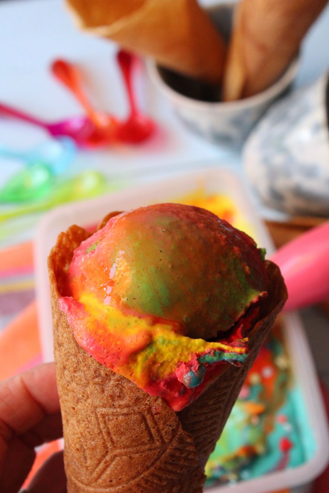 Glace ArcenCiel en Maison Mes P