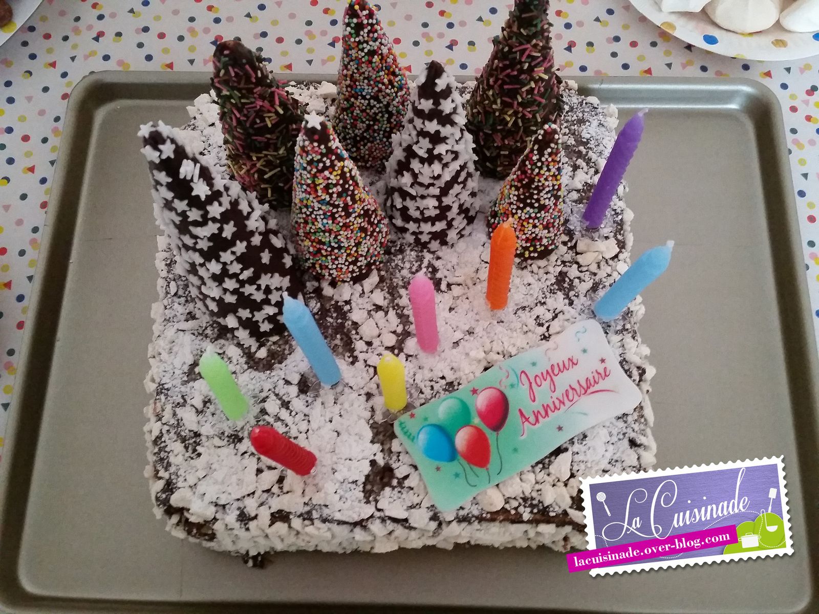 Gateau Anniversaire Foret De Sapins De Noel La Cuisinade Gateau Anniversaire Foret De Sapins De Noel La Cuisinade