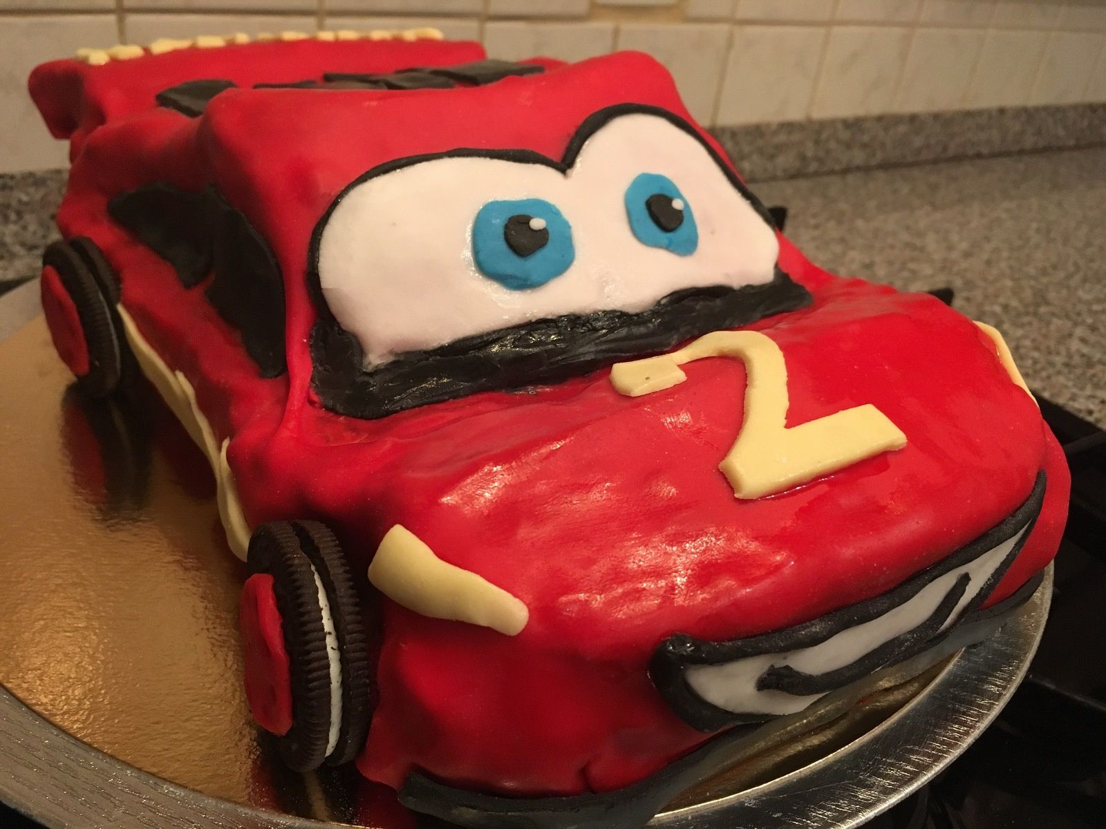 Gateau Cars Flash Mc Queen Fan In The Kitchen