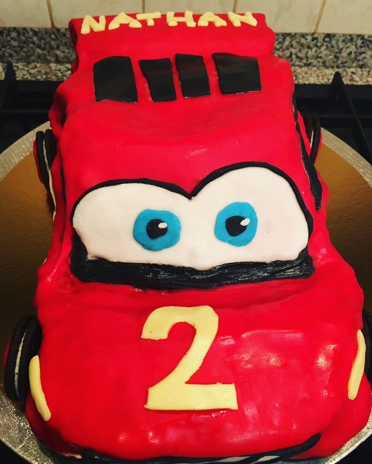 Gateau Cars Flash Mc Queen Fan In The Kitchen