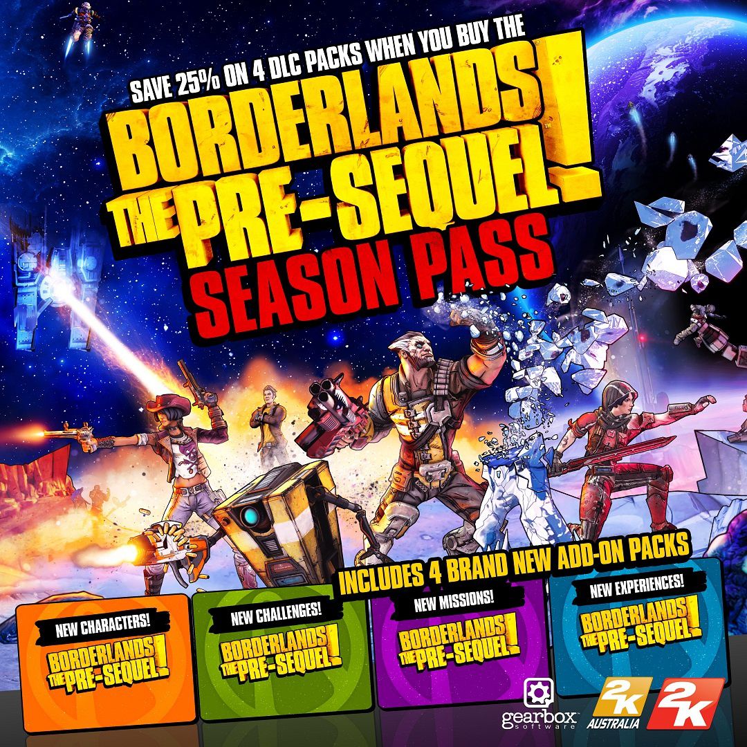 Borderlands: The Pre-Sequel s'offre un Season Pass‏ !