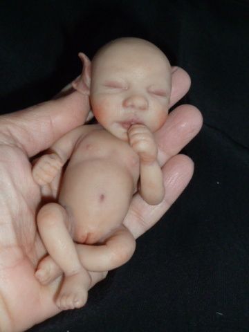Elfe Miriel Miniature Bebe Full Silicone Adoptee Christine C Reation Silicone Baby