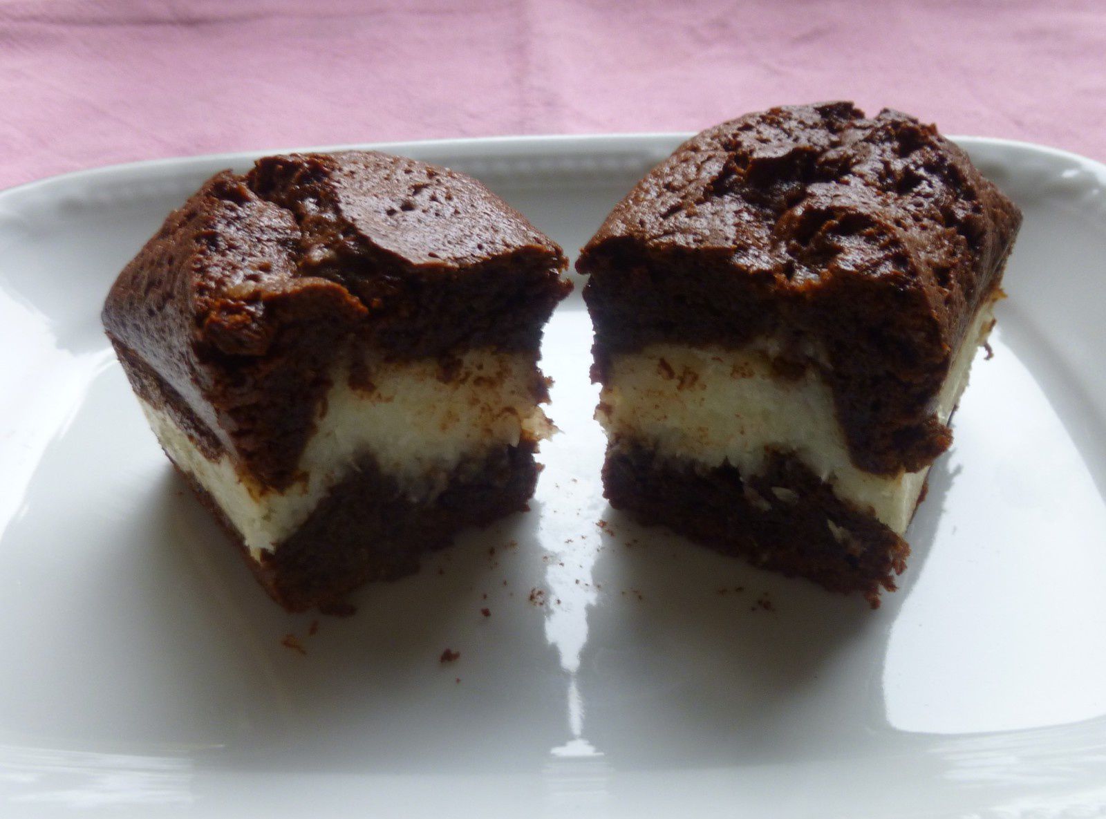petits cakes chocolat au coeur de noix de coco