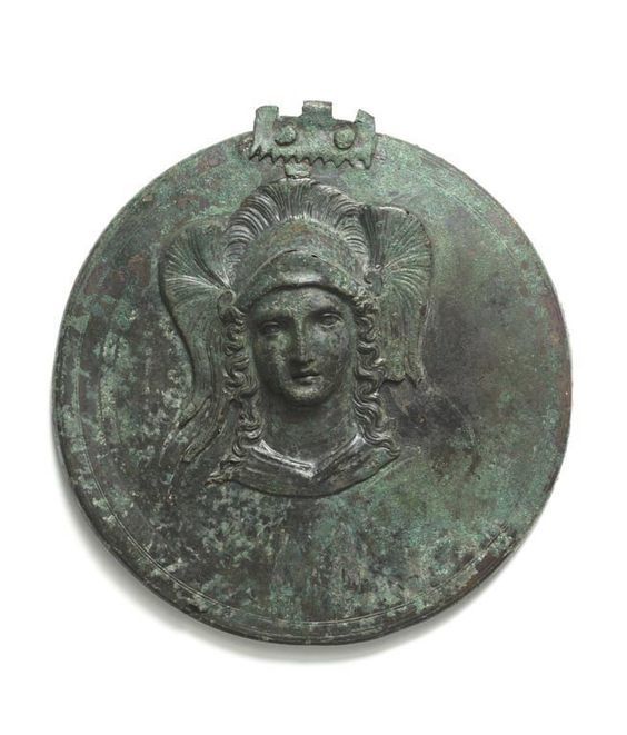 Annibells Plateau de pr/ésentation en m/étal argent/é moderne avec miroir en verre pour bougies et parfums 30 cm